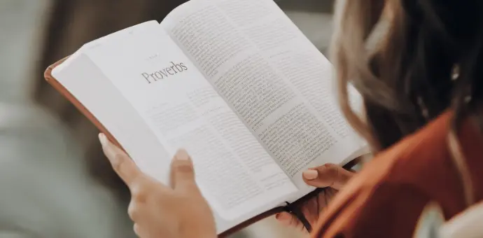 Lady Reading Scripture